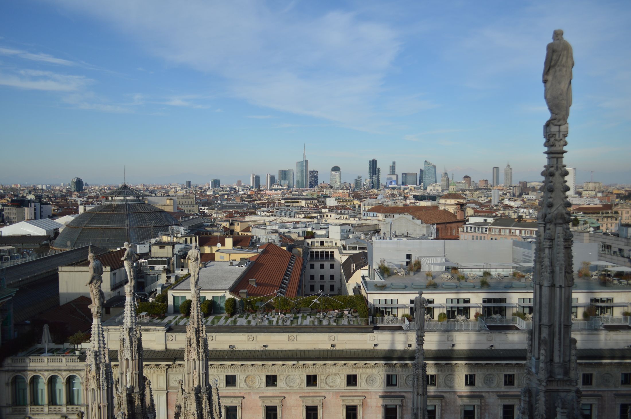 Panorama di Milano, zona servita da ECO-SGOMBERO
